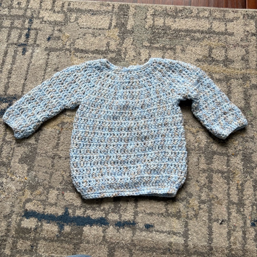 Handmade Toddler Crocheted Sweater